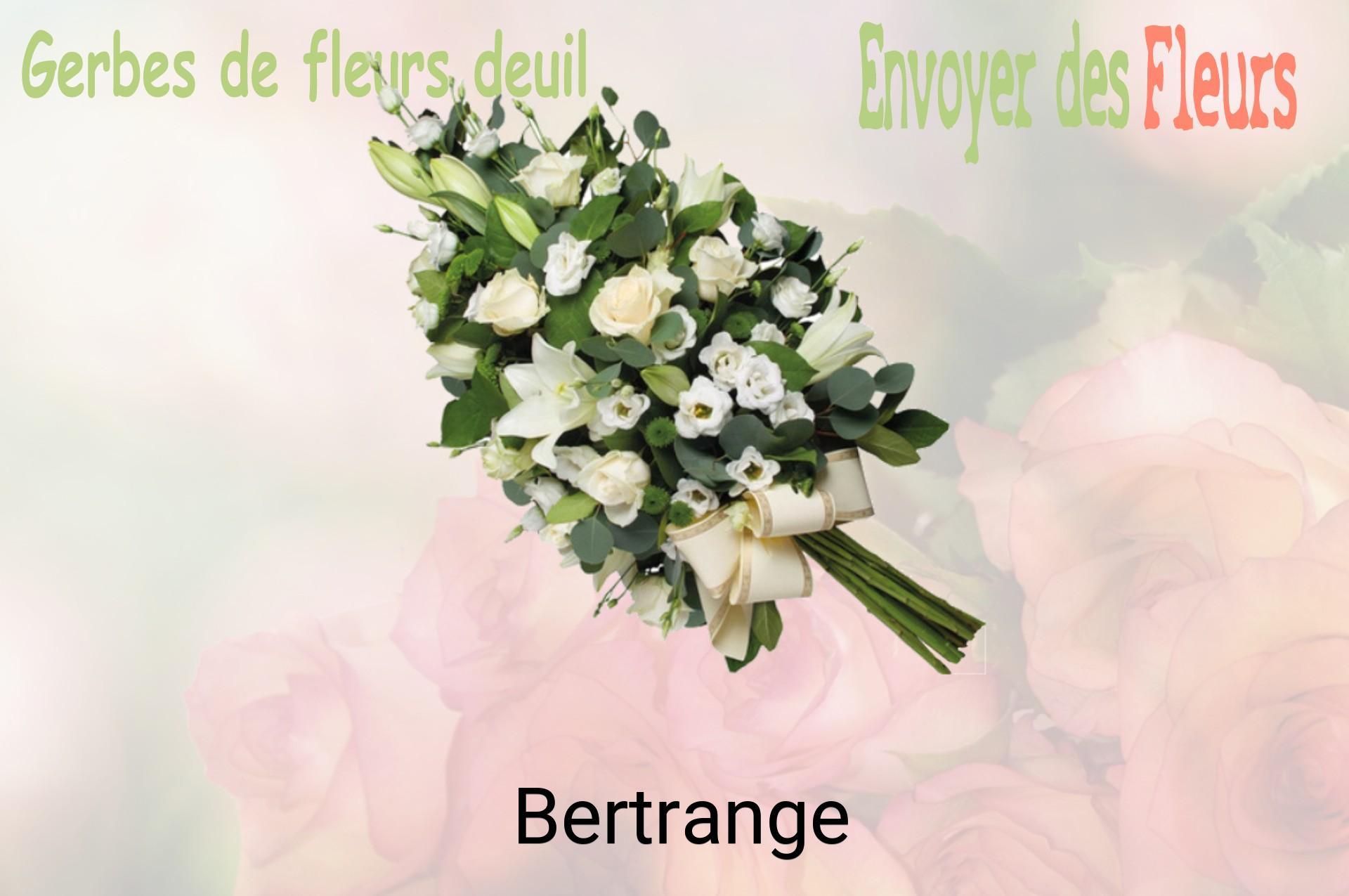 Gerbe de fleurs de deuil livrée à Bertrange